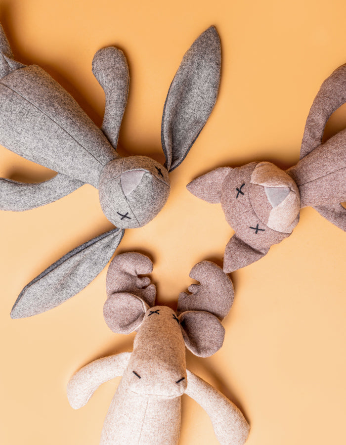 Plush dog toy MARLEY the reindeer