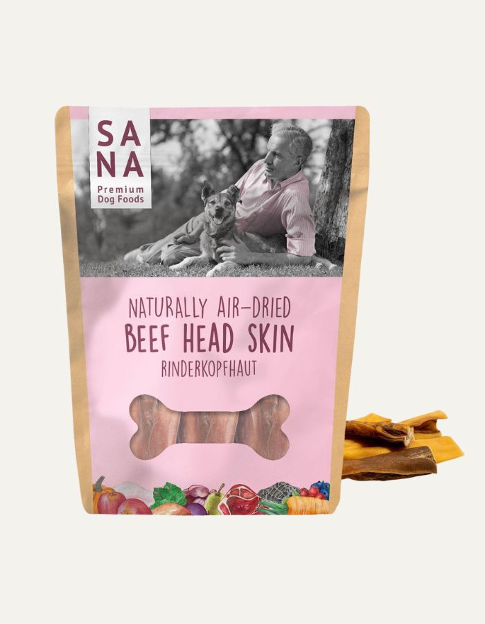 Skóra wołowa dla psa (350g) SANADOG