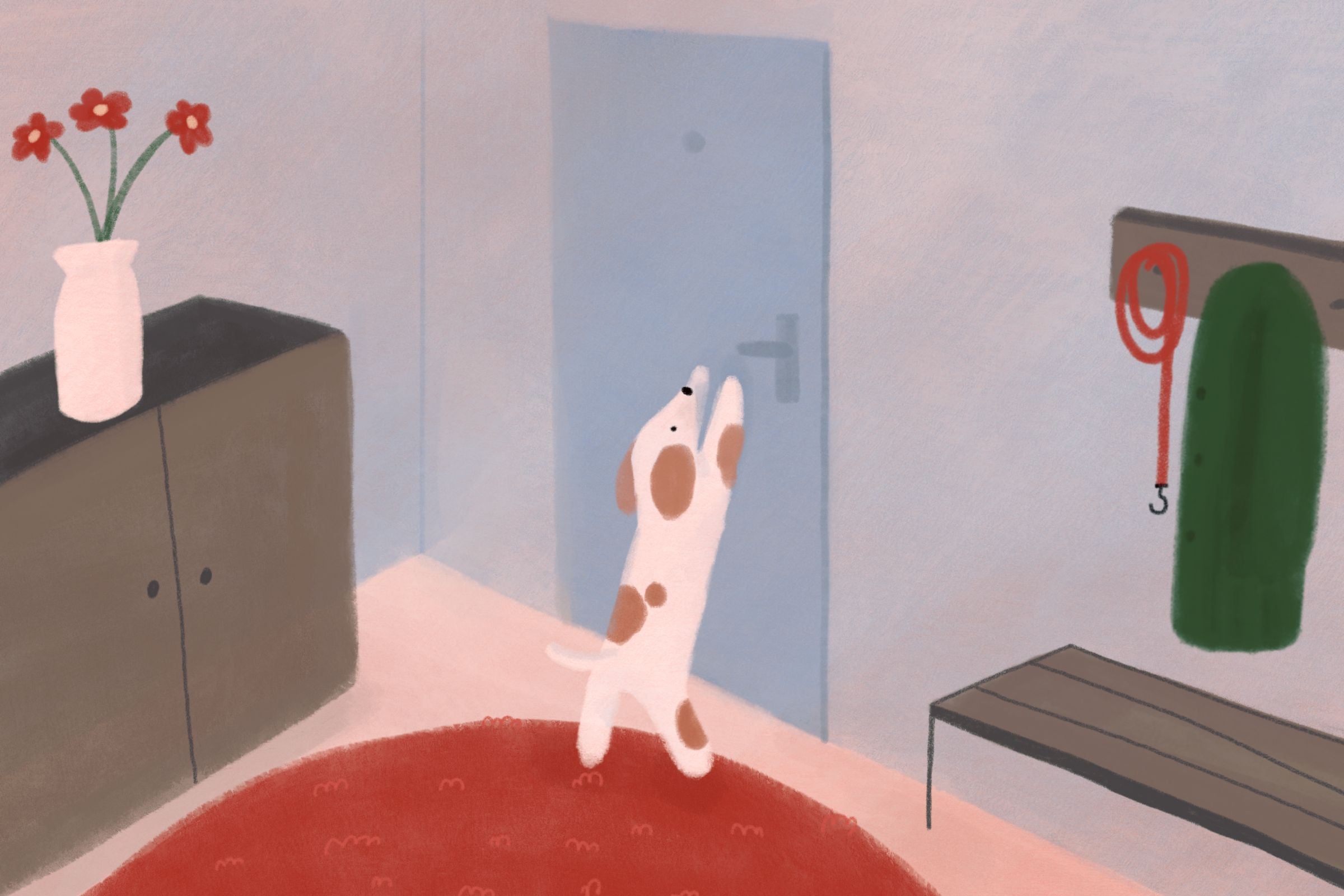 Lęk separacyjny u psów – objawy, przyczyny i skuteczne metody pracy