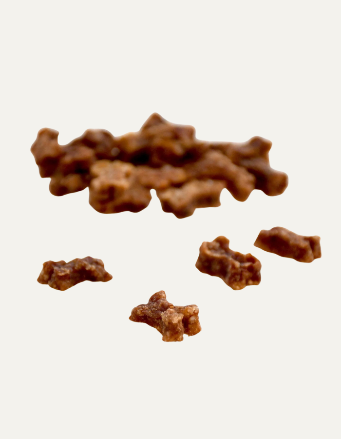 Kosteczki treningowe dla psa Wołowina z Malinami i Szpinakiem 100g SANADOG