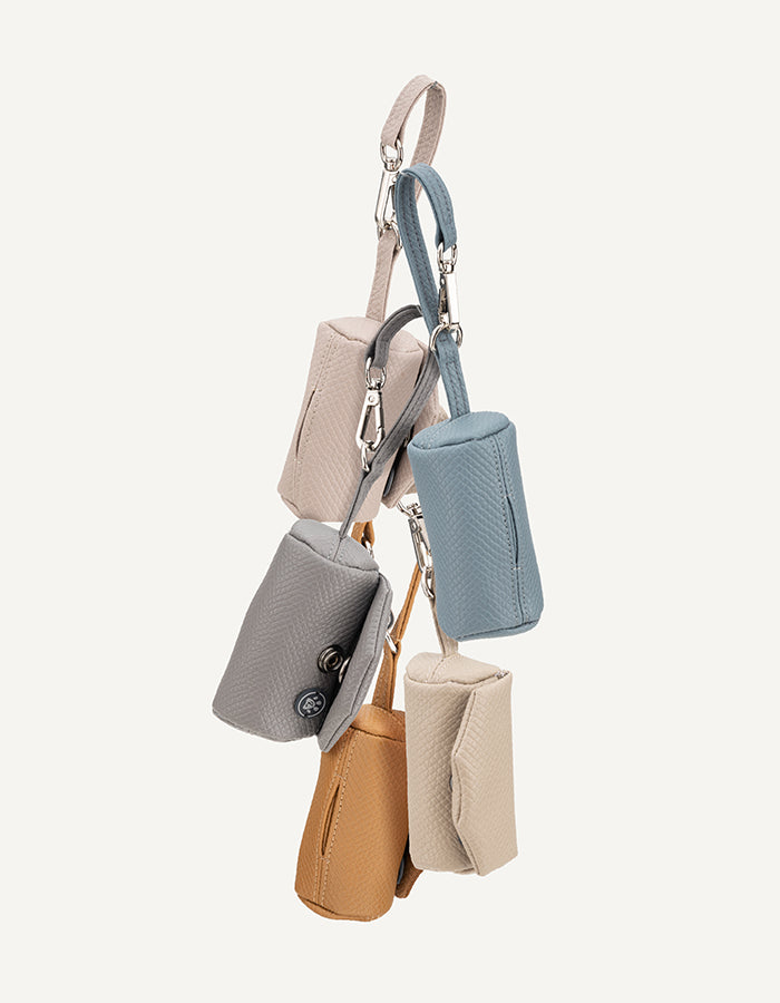 Etui na woreczki z ekoskóry - beige