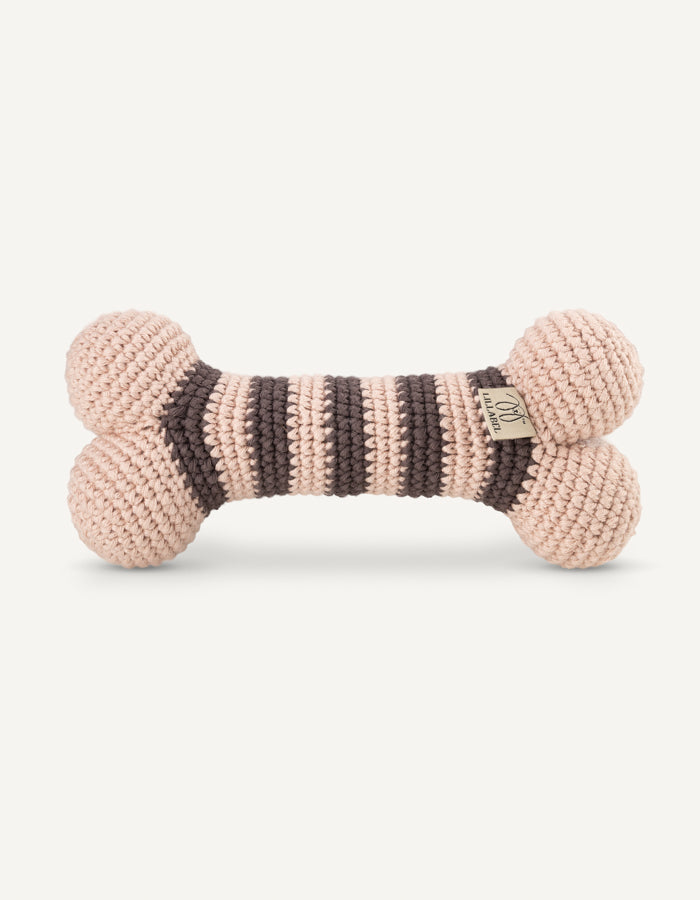 Kostka dla psa z bawełny organicznej LILLY pink