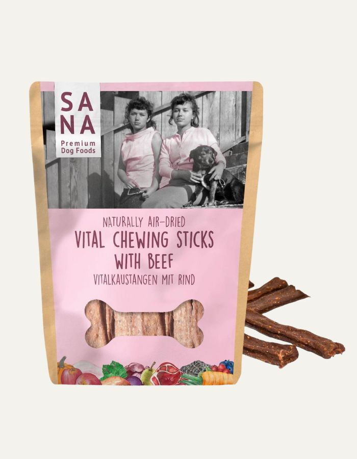 Dentystyczne patyki do żucia dla psa Wołowina 150g SANADOG